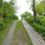 Die Zufahrt zum Zeltberg - von unten gesehen